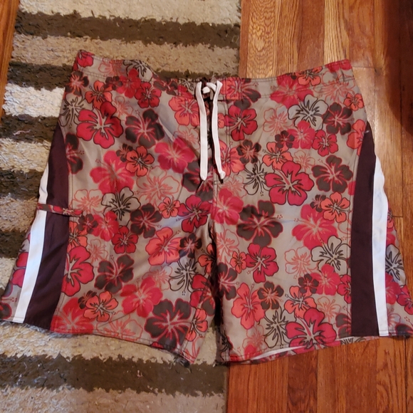 Floral Swim Shorts - Picture 1 of 7